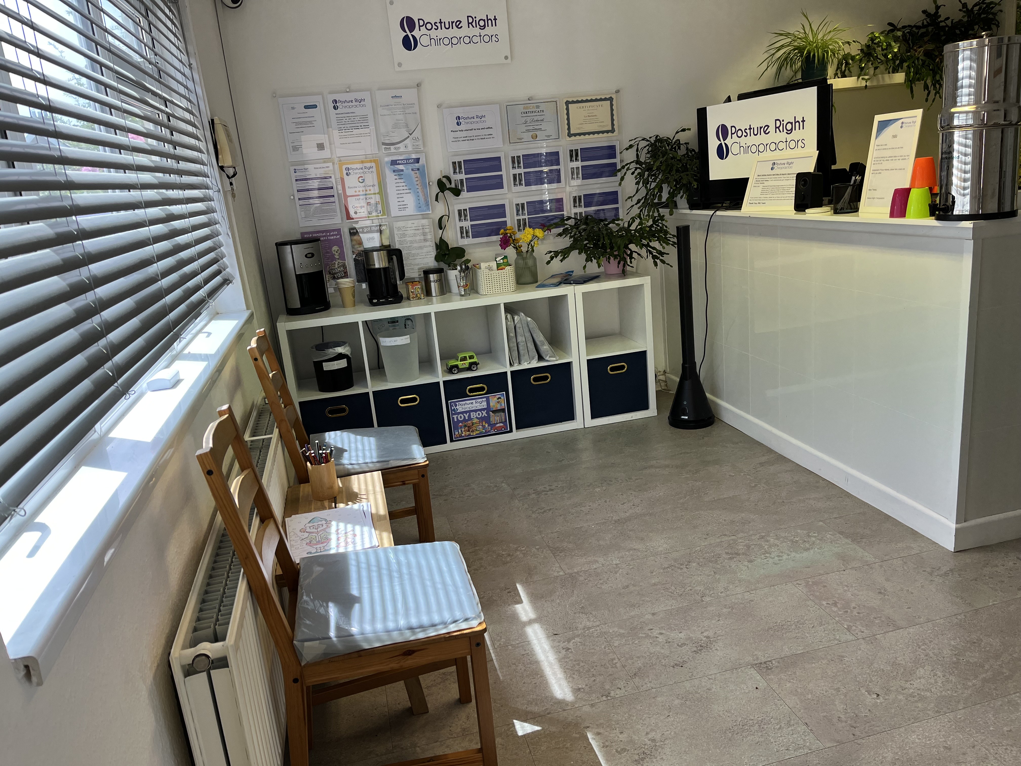 Reception and waiting area